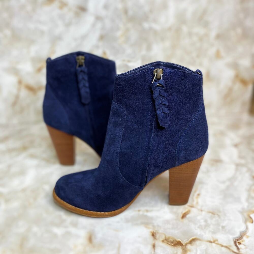 Joie Dalton Navy Suede Bootie – Size 37 (US 6.5-7)